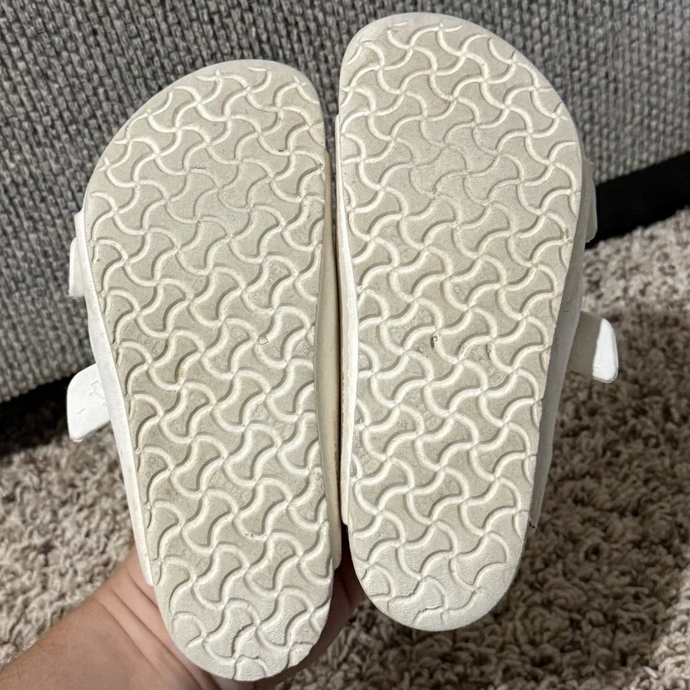 Birkenstock Kids Arizona EVA White Waterproof Sandals Size 32 EU 1-1.5 US Kids
